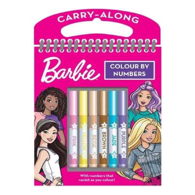 Alligator Barbie Colour by Numbers Set – Magical Vanishing Numbers, 6 Vibrant Pens, Perfect for Creative Barbie Fans!