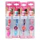 Barbie Flashing Toothbrush for Kids with 1 Minute Flashing Light and Soft Rounded Bristles for Children Ages 3+ (Any 1 of 4 Designs)