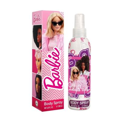 Barbie Children Eau de Cologne Natural Perfume Spray, Vegan and Dermatologically tested Body Spray for Kids - Safe Daily Fragrance Gift, 200ml