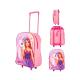 Barbie Kids Foldable Trolley Backpack - Ideal for Travel, Holidays & School Trips