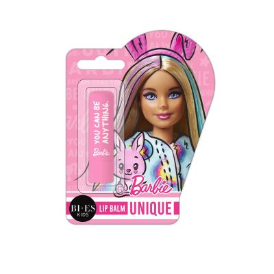 Barbie Strawberry Cream Flavoured Kids Lip Balm with Moisturising & Nourishing Formula