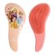 Disney Princess Detangling Hair Brush, Cute and Functional Curved Design for All Hair Types, Gentle on Tangles for Kids and Adults