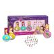 Disney Princess Nail Art Set for Girls - Complete Nail Decoration Kit with 3 Nail Polishes (Pink, Yellow, Turquoise), Nail Stickers, - Best Gift for Kids Aged 3+