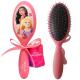 Disney Princess Moana & Rapunzel Detangling Paddle Hair Brush, Cute and Functional Oval Design for All Hair Types, Gentle on Tangles, Perfect for Kids and Adults