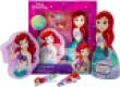 Disney Princess Ariel The Little Mermaid Kids Bath Time Gift Set – 3D Mermaid Bottle 2-in-1 Hair & Body Wash, Hair Clips, Soft Bath Sponge – Fun & Magical Bath Essentials for Girls