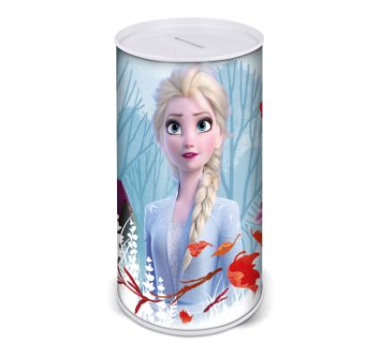 FROZEN II METALLIC PIGGY BANK BLUE FOREST