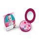 Frozen Lip Gloss Case, Includes 6 Lip Glosses with Mirror and Brush for Girls, Compact & Travel-Friendly, Best Gift for Kids Aged 3+