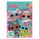 LOL Surprise Sticker Book - 12 Coloring Pages & Reusable Stickers - Fun Travel Activity Book for Kids Ages 3+