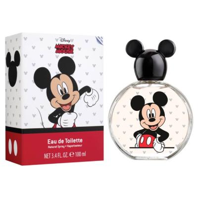 Disney Mickey Mouse Eau de Toilette Natural Perfume Spray, Vegan and Dermatologically tested EDT Spray for Kids, 100ml