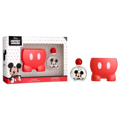Disney Mickey Mouse Gift Set - Includes Eau de Toilette (50ml) & Mickey Mouse Item Holder Pot - Fun and Functional Gift for Kids