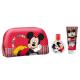 Mickey Mouse Kids Perfume Gift Set, Eau de Toilette (50ml), Shower Gel (100ml) & Travel Toiletry Bag, Natural, Vegan & Dermatologist-Tested