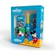 Disney Mickey and Minnie Mouse Kids Oral Care Gift Set - Electric Toothbrush, Mint Toothpaste, Multi-Purpose Beaker and Luggage Tag - Ages 4+