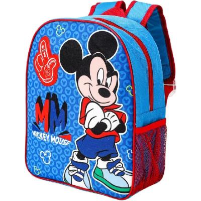Disney Mickey Mouse Kids Backpack – Lightweight School Bag with Water Bottle Pocket, Ideal for Back-to-School, Travel or Casual Everyday Use