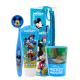 Disney Mickey Mouse Kids Toothbrush Set - Soft-Bristle Toothbrush with Protective Cap, Mint-Flavoured Toothpaste, and Multi-Purpose Beaker | Travel-Friendly Oral Care Kit for Children Ages 3+