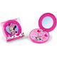 Minnie Mouse Lip Gloss Case, Includes 6 Lip Glosses with Mirror and Brush for Girls, Compact & Travel-Friendly, Best Gift for Kids Aged 3+