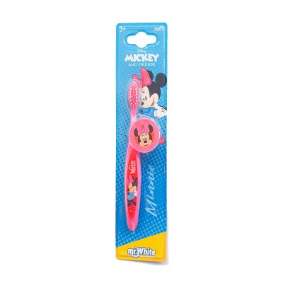 Disney Minnie Mouse Kids Toothbrush with Travel Cap – BPA-Free, Soft Bristles for Children Aged 3-12