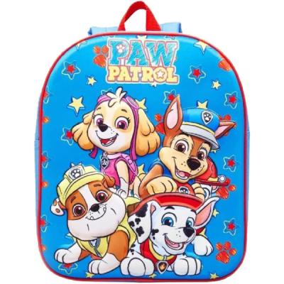 Paw Patrol 3D Kids Backpack - Chase, Marshall & Skye Character School & Travel Bag, Lightweight Rucksack for Boys & Girls, Blue, Ideal for Preschool & Nursery