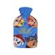 Paw Patrol Hot Water Bottle with Soft Flannel Cover | BS1970 Certified | Leak-Proof Natural Rubber Hot Water Bag for Cramps, Pain Relief & Winter Warmth | Large Opening for Safe & Easy Fill – 1L
