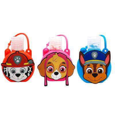 Paw Patrol Hand Sanitiser Gel with Silicone Case – 3 x 35ml | Cherry & Floral Scent | Kills 99.9% Bacteria & Viruses | Enriched with Aloe Vera & Vitamin E | Travel-Friendly & Kid-Safe Formula