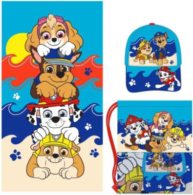 Paw Patrol Kids Gift Set – Includes Soft Towel, Cute Cloth Bag & Adorable Hat – Perfect for Travel, Beach & Everyday Use - Designed in Spain
