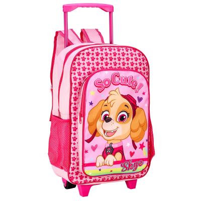 Paw Patrol Skye Kids Foldable Trolley Backpack – Lightweight Cabin Luggage for Children Ages 6-13, Perfect for School, Travel & Holidays
