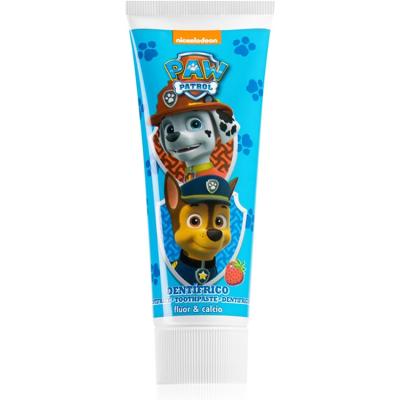 Paw Patrol Kids Toothpaste – Strawberry Flavour, Fluoride & Calcium for Strong Teeth & Enamel Protection, Gentle Cleaning, Gluten-Free & Sugar-Free, Safe for Ages 3+, 75ml