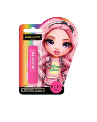 Rainbow High Strawberry Flavoured Kids Lip Balm with Moisturising & Nourishing Formula - 60 grams