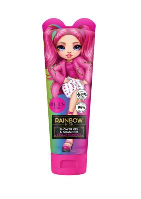 Rainbow High 2 in 1 Kids Shower Gel & Shampoo with Nourishing Formula: Stella Monroe Edition - 240 ml